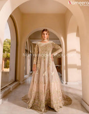 silver bridal lehnga