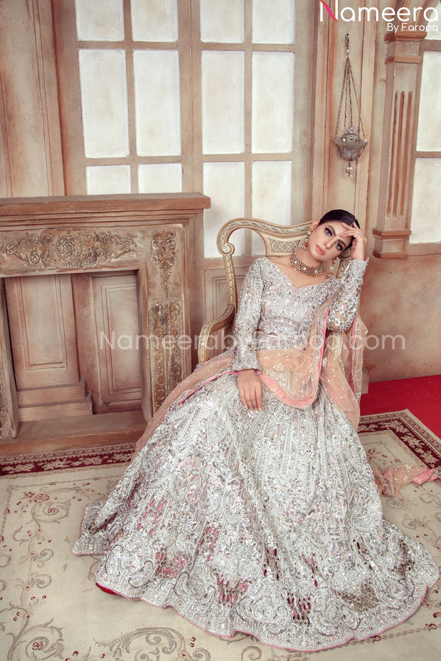 silver lehenga choli