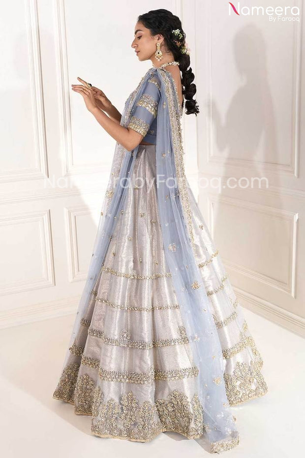 Sky blue lehenga choli 2021