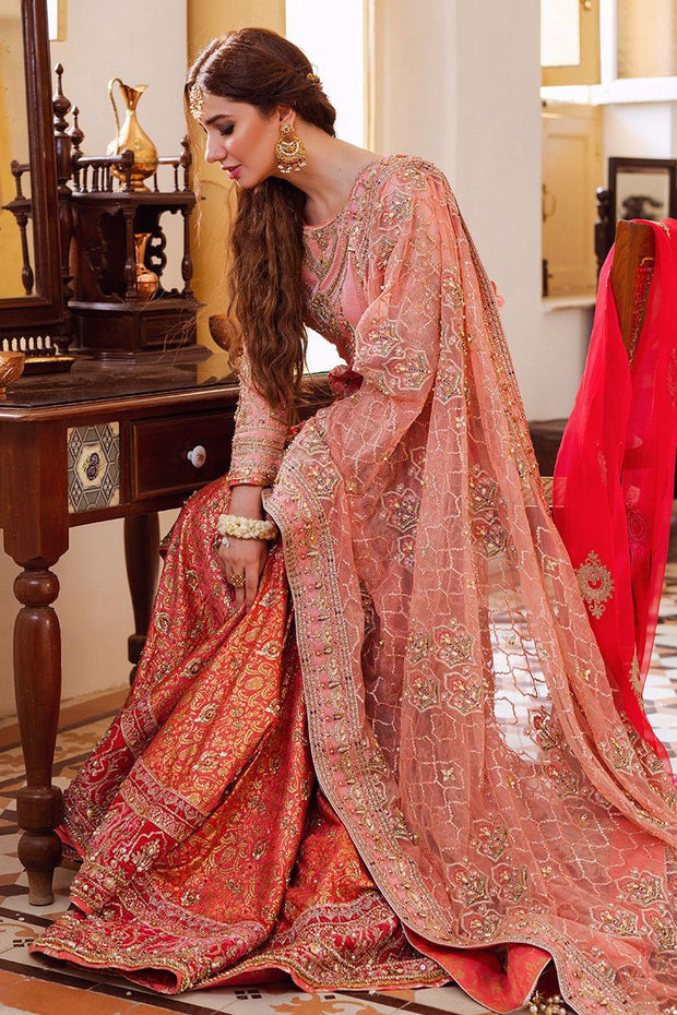 traditional gharara with long shirt