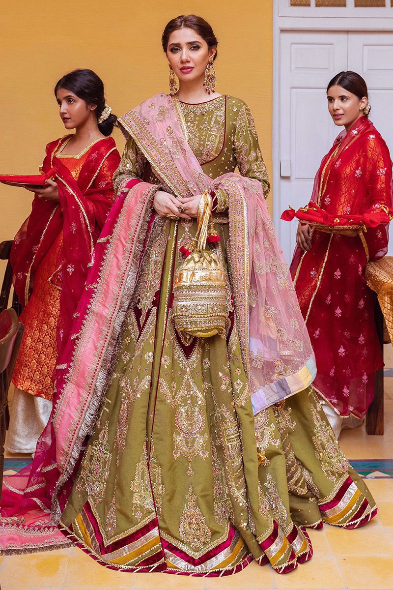traditional peshwas with lehenga