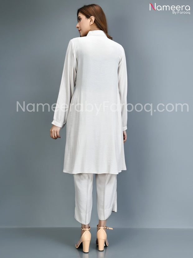 Western  white designer dress 2021 