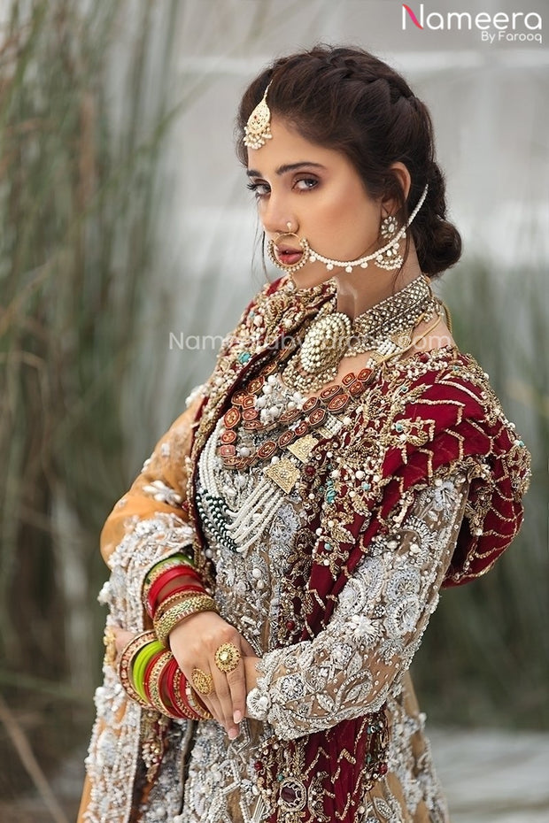 white lehenga