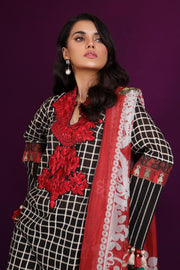 Beautiful designer woven dress for casual wear in black color # P2381