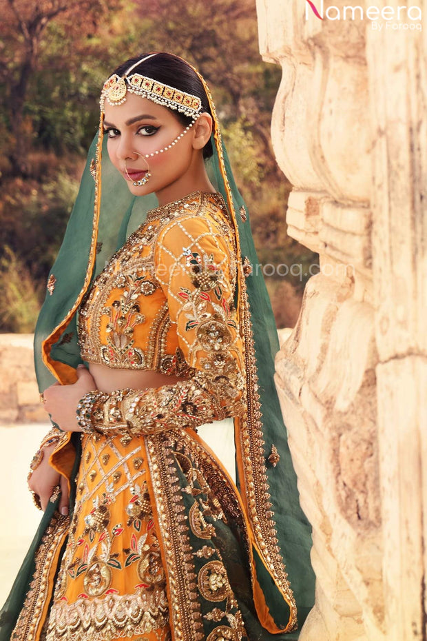  Yellow Bridal Lehenga