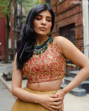 yellow bridal lehenga choli