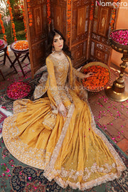 Embroidered Designer Sharara Suit for Bride #BN847