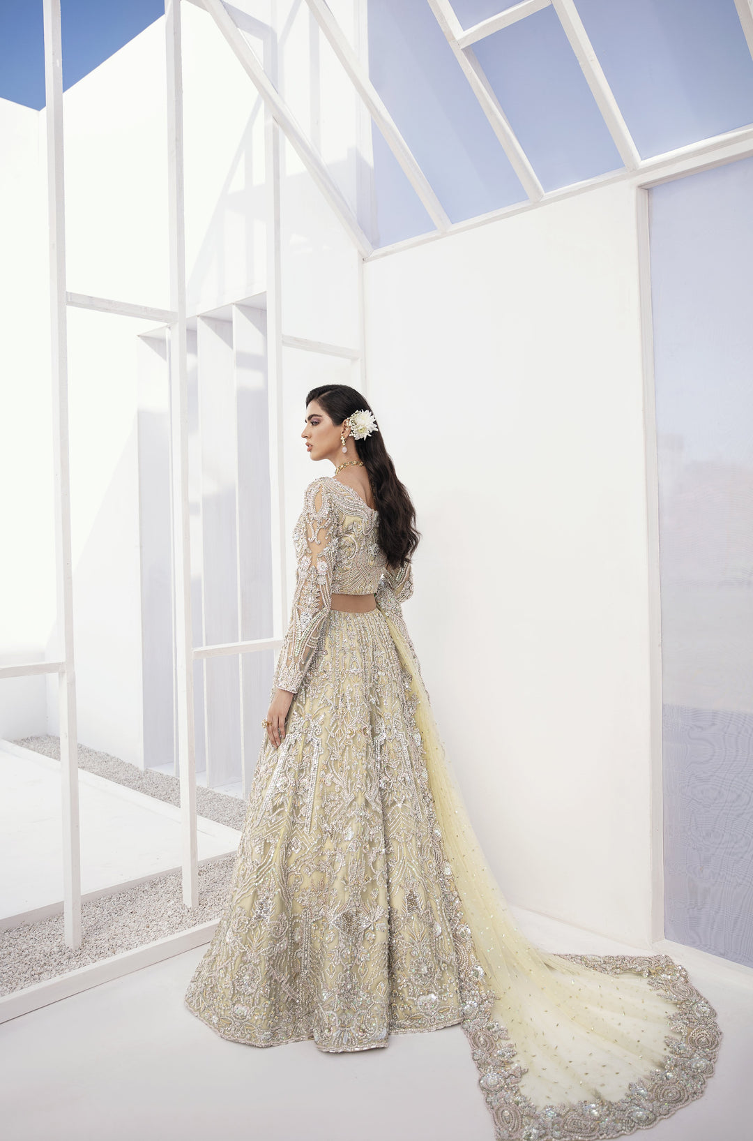 yellow lehenga