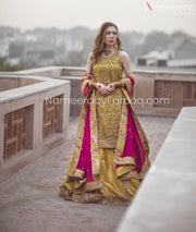 yellow lehenga shirt