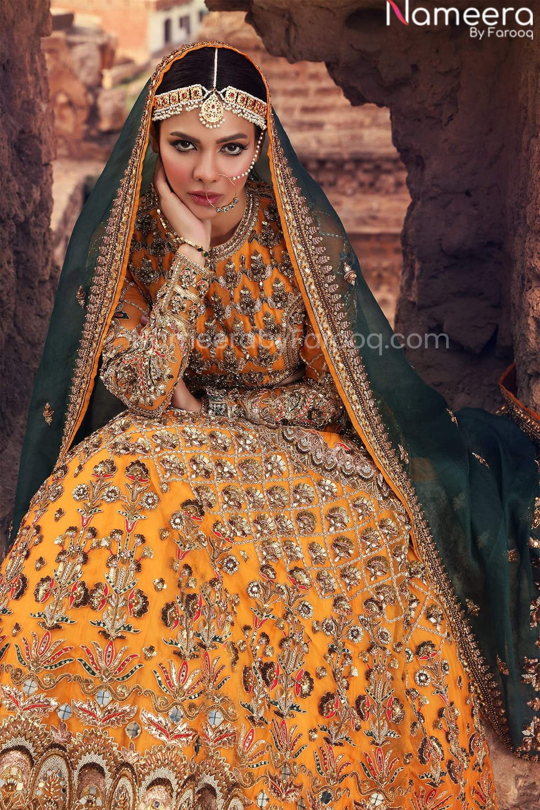 yellow lehenga choli