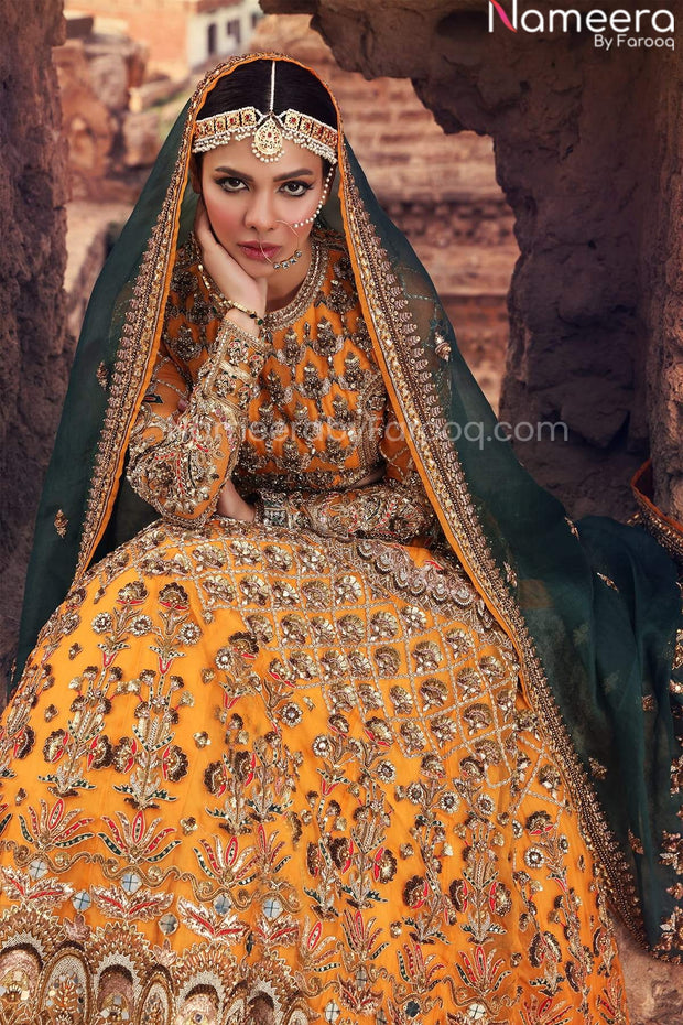 yellow lehenga choli
