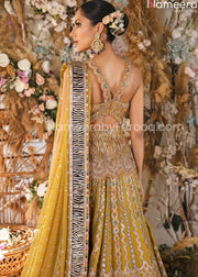 yellow mehndi dress