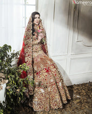 zardozi work bridal lehenga